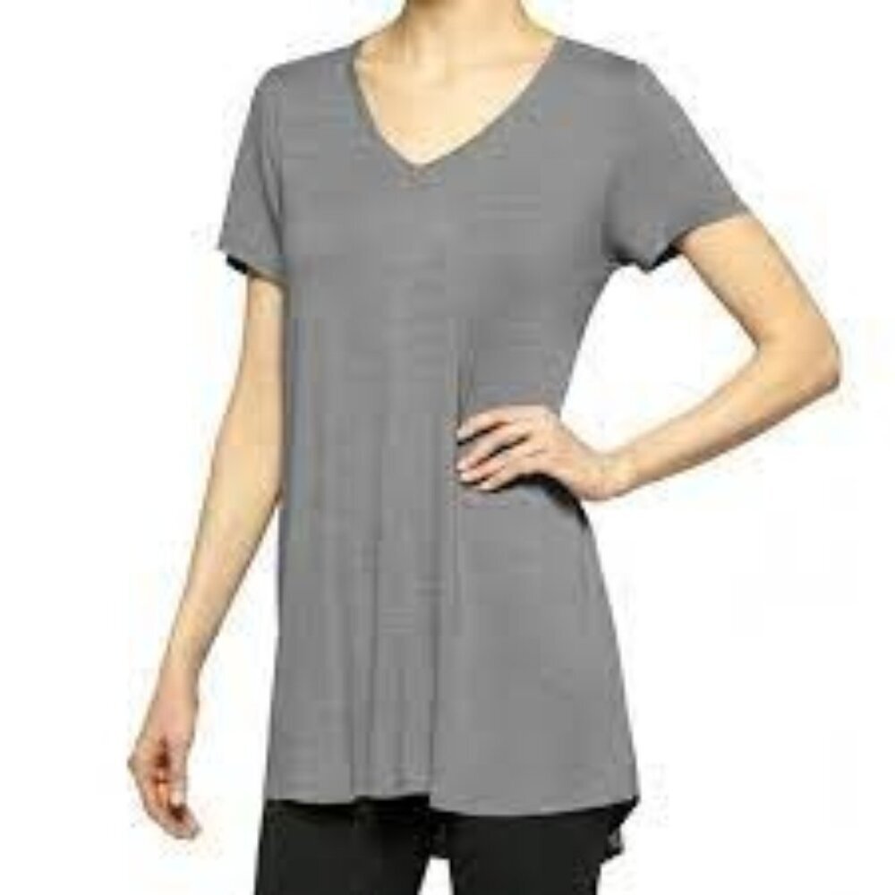 HUE PERFECT LEGGING TEE HI-LOW HEM SM NEW WITH TAG